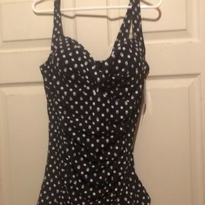 Torrid skull & dots new bathing suit 2 pc